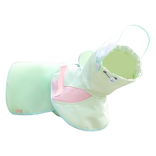 Anulely Hunde-Regenmantel, tragbarer Hunde-Regenmantel, wasserdichter Haustier-Regenmantel, tragbarer Hunde-Regenmantel, Regenjacke für Hunde von Anulely