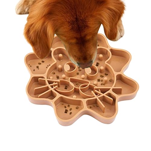 Hundenapf-Matte, Cartoon-Hunde-Futternapf-Matte, niedlicher Silikon-Behälter für Haustierfutter, Haustierzubehör, Katzennapf, Matte für nasse und trockene Tiernahrung von Anulely