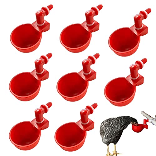 Wachtelbewässerungsbecher | Hühner-Bewässerungssystem-Set – Hühner-Bewässerungsspender-Set, Entenwasserbecher für Ente, Wachtel Wachtelbewässerungsbecher | Hühner-Bewässerungssystem-Set – Hühner-Bewässerungsspender-Set, Entenwasserbecher für Ente, Wachtel von Anulely