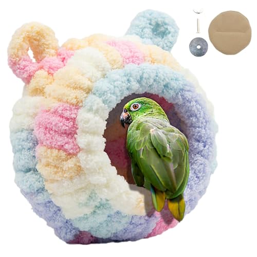 Brutnest Bett - Weiche Vogelschlafhütte Kleines Vogelhaus | Kreathable Vogelnest Haus Hütte Haus für kleine Vögel Sittich Conure Brutnest Bett - Weiche Vogelschlafhütte Kleines Vogelhaus | Kreathable Vogelnest Haus Hütte Haus für kleine Vögel Sittich Conure von Anulely
