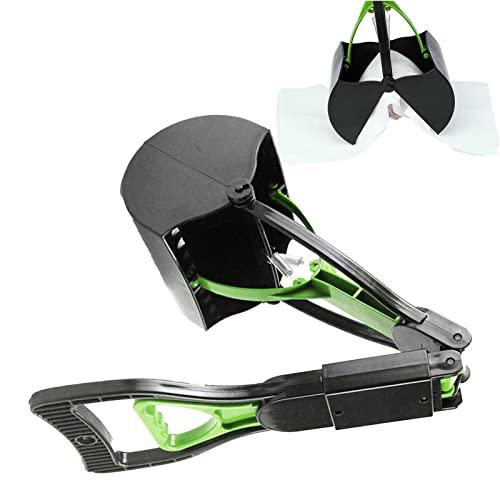 Caca-Schaufel, Schaufel, Kotschaufel, Federn aus Edelstahl, entworfen für Poop Scoop, heber mit langem Griff, 23 Zoll, für Hof, Rasen von Anulely