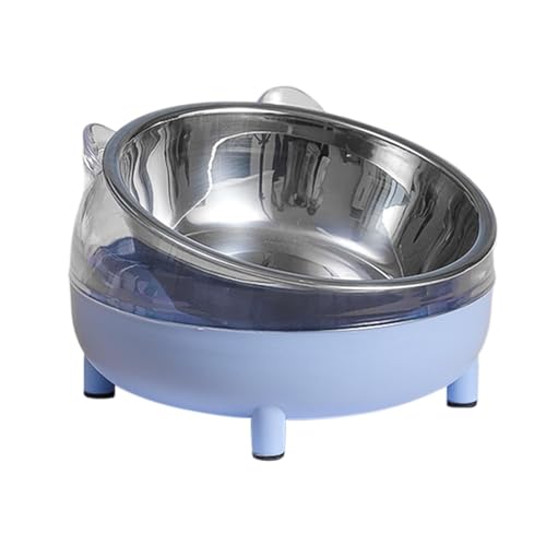 Katzennäpfe Katzenfutter Wassernapf Fütterung Bewässerungszubehör für Katzen, Erhöhter Katzennapf, Erhöhter Katzennapf Katzenfutternapf, Anti-Verschütten, geneigte Katzenfutterschalen mit von Anulely