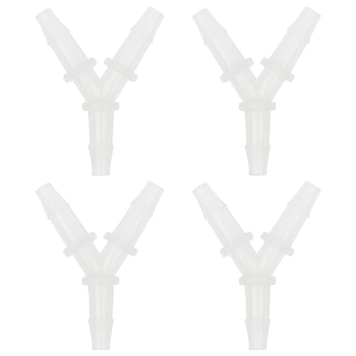 Aquarium-Luftpumpenverbinder, Y-förmiger Luftschlauchverbinder, Anti-Haarausfall-Luftschlauch-Verteiler, 3-Wege-Sauerstoffschlauchverbinder für Aquarienteiche, 4 Stück Aquarium-Luftpumpenverbinder, Y-förmiger Luftschlauchverbinder, Anti-Haarausfall-Luftschlauch-Verteiler, 3-Wege-Sauerstoffschlauchverbinder für Aquarienteiche, 4 Stück von Anwangda