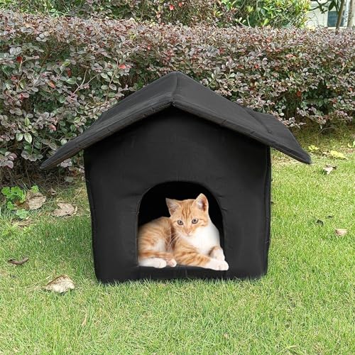 Katzenhaus für den Außenbereich, Winter, Katzenhütte, Hund, Hundehütte im Freien, warmes Zelt für Haustiere – M von Anyhot