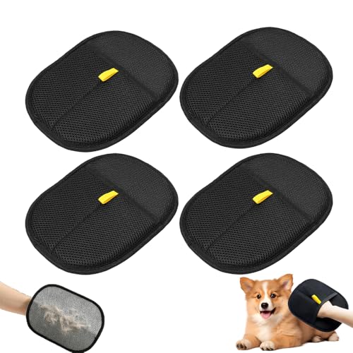 4 Stück Fell Magnet Handschuh,Tierhaarentferner Handschuh,Pet Hair Remover Handschuh Tierhaarentfernung,Statisch Haustier Haarentfernung,Elektrostatische Fellpflege Wiederverwendbar mit Massage-Noppen 4 Stück Fell Magnet Handschuh,Tierhaarentferner Handschuh,Pet Hair Remover Handschuh Tierhaarentfernung,Statisch Haustier Haarentfernung,Elektrostatische Fellpflege Wiederverwendbar mit Massage-Noppen von Anyingkai