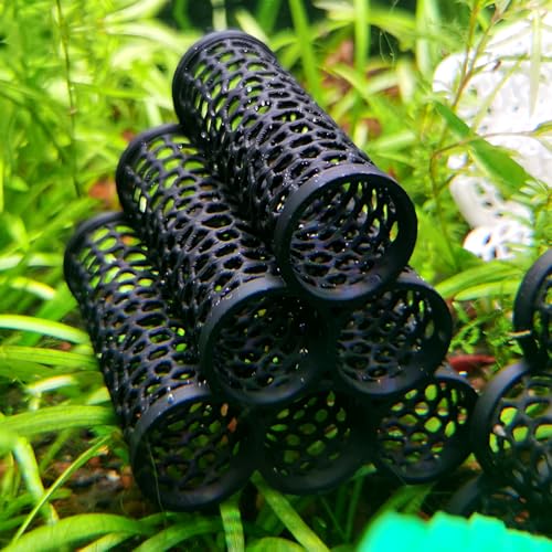 Aquarium-Dekoration, Garnelen-Zubehör, Aquarium-Höhle, Garnelenversteck für Reptilien, Lebensraum, Höhle für Fische und Garnelen zum Schwimmen (schwarz) von AoBeiWorld
