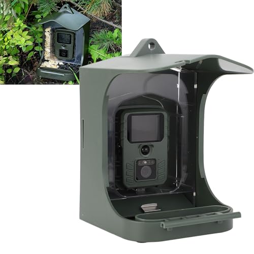 Aoaoy 1080p HD Bird Camera Smart Bird Feeder mit Kameraunterstützung Bis zu 256 GB IP65 für Außenhof, Ideale für Enthusiasten und Eltern von Aoaoy
