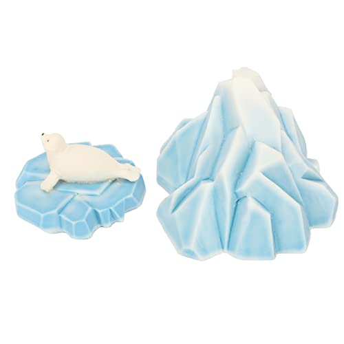 Aoaoy Aquarium Eisbergendekoration Sicheres Harz Exquisites Unterwasser -Eisberg -Ornament für Süßwasser und Salzwasser von Aoaoy