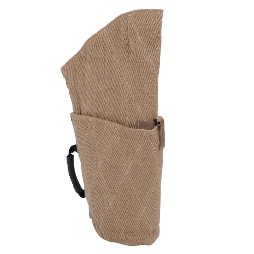Aoaoy Beißmanschette für Welpen des Deutschen Schäferhunds Malinois, Jute-Beißarmmanschette für das Training mit Armschutz für Trainer Aoaoy Beißmanschette für Welpen des Deutschen Schäferhunds Malinois, Jute-Beißarmmanschette für das Training mit Armschutz für Trainer von Aoaoy