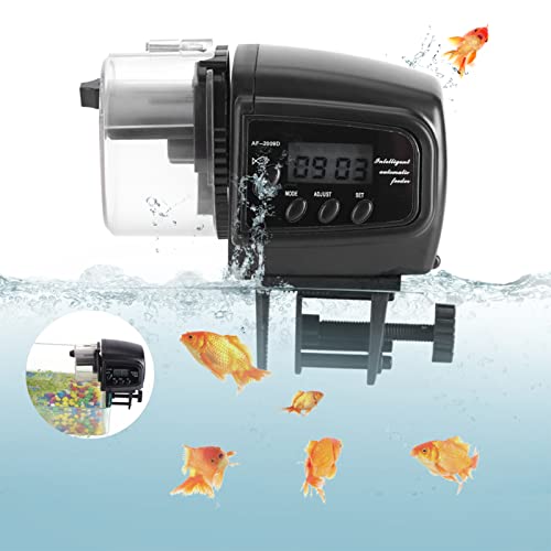 Aoaoy Digitaler LCD-Elektronischer Fischfutterspender mit Timer, Automatische Futterfütterungsmaschine für Aquarien Aoaoy Digitaler LCD-Elektronischer Fischfutterspender mit Timer, Automatische Futterfütterungsmaschine für Aquarien von Aoaoy