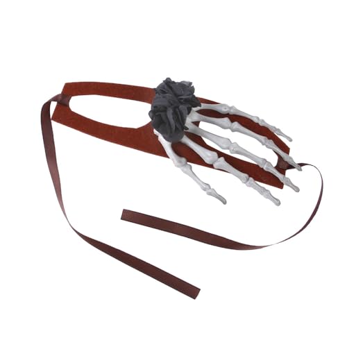 Aoaoy Hund Katze Halloween Kopfbedeckung, Einstellbare Komfortable Halloween Pet Head -Decktuch, Nette Haustier Fotografie Prop Cosplay Kostüm, Leicht mit Innovativem Design für (M) von Aoaoy