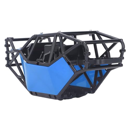 Aoaoy Kunststoff RC Crawler Body Cover und Roll Cage, Automodellzubehör für RC -Fahrzeuge, Kompatibel mit Axial Scx10 (Blau) von Aoaoy