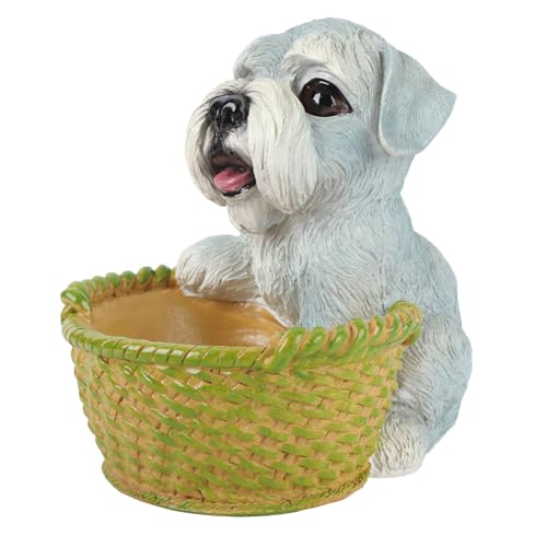 Aoaoy Lebendiger Hund Ornament Schlüsselspeicher, für Zuhause, Eingänge, Büros (Typ 2) von Aoaoy