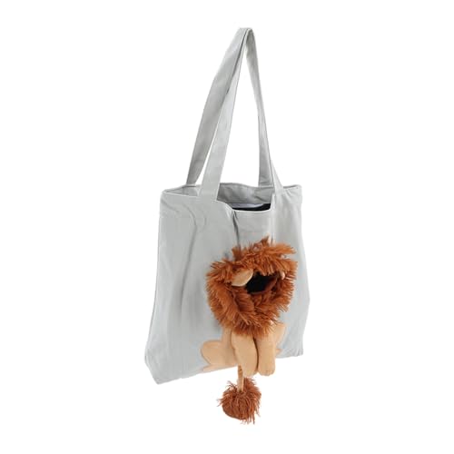 Aoaoy Netter Löwenkatzenträger, Tragbarer Katzenbeutel, Tragbare Leinwand -Haustiertasche, Tragbarer Kleiner Hundeträger für Kleine Tiere, Hunde und Katzen (B) von Aoaoy