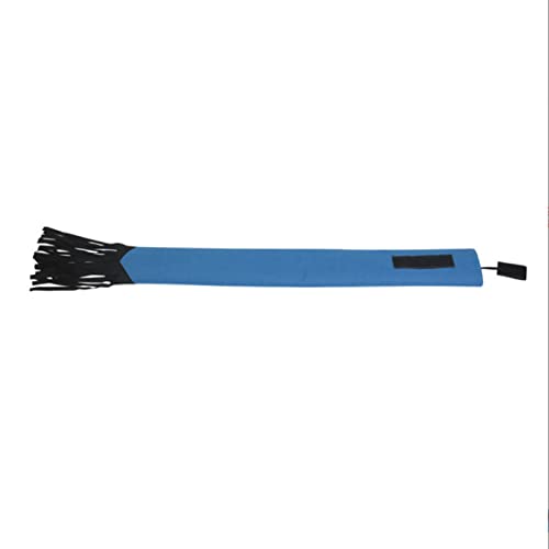 Aoaoy Pferdeschwanz-Tasche, wasserdichte Tasche, Vliesstoff, Wasserdichter, Atmungsaktiver Pferdeschwanz-Schutz mit Fransen, Pferdeschwanz-Schutz, Zur Vermeidung von Bruchreiben (Blau) von Aoaoy