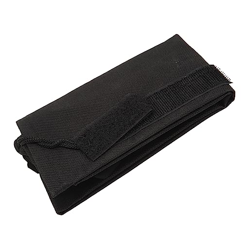 Aoaoy Pferdeschwanz-Tasche, wasserdichte Tasche, Vliesstoff, Wasserdichter, Atmungsaktiver Pferdeschwanz-Schutz mit Fransen, Pferdeschwanz-Schutz, Zur Vermeidung von Bruchreiben (Schwarz) von Aoaoy
