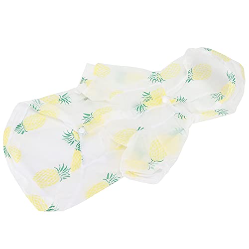 Aoaoy SunProtective, Polyester-Haustierkleidung, Obstdruck, UV-Schutz, weich und leicht, für Aktivitäten im Innen- und Außenbereich (M) von Aoaoy