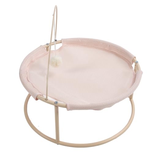 Aoaoy Verstellbarer Hängemattenbett mit Erhöhtem Haustier, Bequeme Faltbare und Abnehmbare Hängematte für Katzen, Geräumiges Schlafbett, Geeignet für Alle Jahreszeiten Geeignet (Frühlings- und von Aoaoy