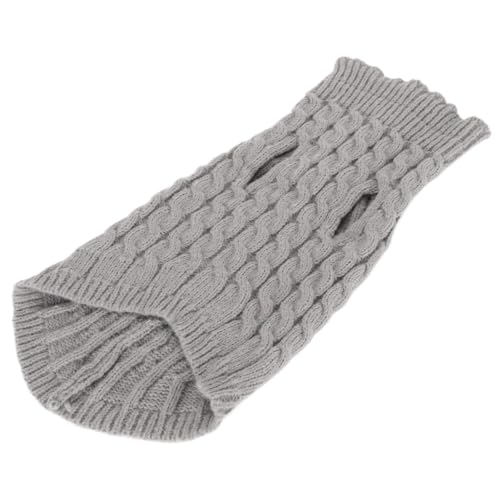 Aoaoy Winterpullover für Hunde, Geflechtshemd, Hochkragen, Farbe, Pullover für Hunde Gestrickt, Warme Kleidung, Weiche Strickwaren für Kleine Hunde und Katzen, (L) von Aoaoy