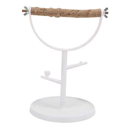 Papageien Trainingsstand Vogelstand Holz Anti -Slip Tragbarer Tabletop -Papageien Training Spielbar für Innen Im Freien Papageien Trainingsstand Vogelstand Holz Anti -Slip Tragbarer Tabletop -Papageien Training Spielbar für Innen Im Freien von Aoaoy
