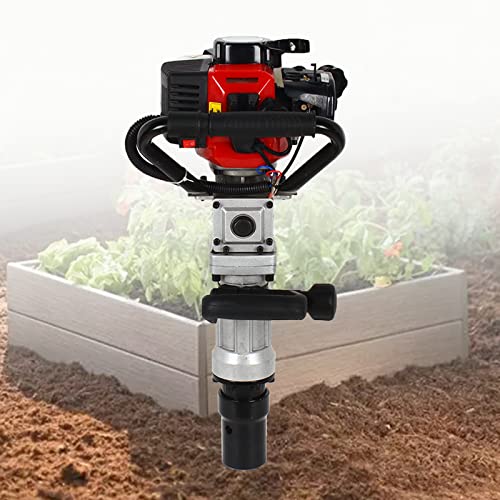 Aohuada 2-Takt Benzin Motor, 900W Pfahlramme, 1,2PS Pfostenramme, 32.7cc T Pfosten Driver, Pfostentreiber Pile Driver, Garten Zaunhammer, Ramme Zaunbau, mit 2 Steckdosen, Werkzeugsatz Aohuada 2-Takt Benzin Motor, 900W Pfahlramme, 1,2PS Pfostenramme, 32.7cc T Pfosten Driver, Pfostentreiber Pile Driver, Garten Zaunhammer, Ramme Zaunbau, mit 2 Steckdosen, Werkzeugsatz von Aohuada