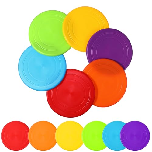 AojSup 12-teiliges Fliegenscheiben-Set für kleine Haustiere – 17,8 cm weiches Silikon in 6 Farben für Outdoor-Spiele, Hinterhof-Spaß, Hundetraining, Partygeschenke AojSup 12-teiliges Fliegenscheiben-Set für kleine Haustiere – 17,8 cm weiches Silikon in 6 Farben für Outdoor-Spiele, Hinterhof-Spaß, Hundetraining, Partygeschenke von AojSup