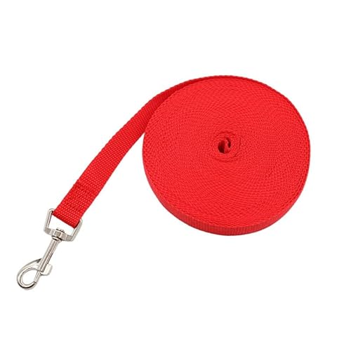 Hundeleine aus PP-Kunststoff, 9 m, Rot, 2 cm breit, für einfaches Spazierengehen, Welpen, Kätzchen, kleine Haustiere Hundeleine aus PP-Kunststoff, 9 m, Rot, 2 cm breit, für einfaches Spazierengehen, Welpen, Kätzchen, kleine Haustiere von Aoktorkit