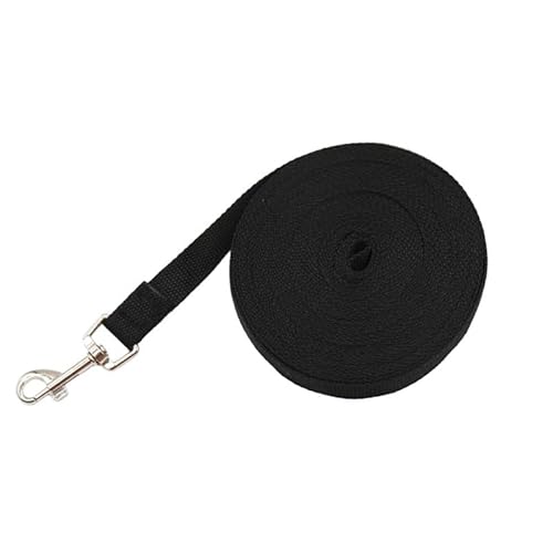Hundeleine aus PP-Kunststoff, 9 m, Schwarz, 2 cm breit, für einfaches Spazierengehen, Welpen, Kätzchen, kleine Haustiere Hundeleine aus PP-Kunststoff, 9 m, Schwarz, 2 cm breit, für einfaches Spazierengehen, Welpen, Kätzchen, kleine Haustiere von Aoktorkit