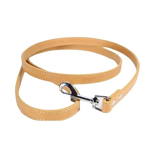 Hundeleine aus PU-Leder, 2 x 120 cm, Khaki, Hundeleine für Katzen, Welpen, kleine Haustiere Hundeleine aus PU-Leder, 2 x 120 cm, Khaki, Hundeleine für Katzen, Welpen, kleine Haustiere von Aoktorkit
