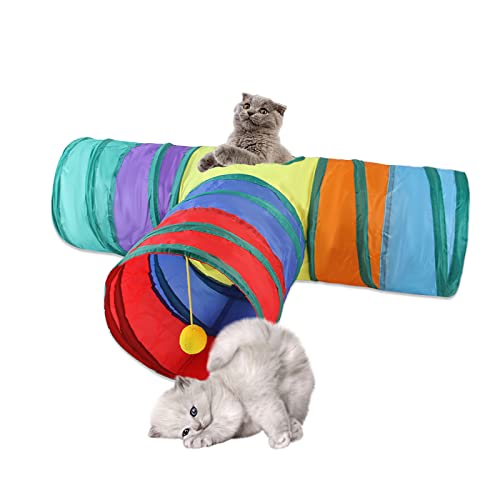 aokuy Katzentunnel Katze Spielzeugund Katze Würfel Pop Up zusammenklappbare Kätzchen Indoor Outdoor Spielzeug-zusammenklappbare 3 Weg Katze Tube-für Katze, Welpen, Kitty, Kätzchen, Kaninchen … aokuy Katzentunnel Katze Spielzeugund Katze Würfel Pop Up zusammenklappbare Kätzchen Indoor Outdoor Spielzeug-zusammenklappbare 3 Weg Katze Tube-für Katze, Welpen, Kitty, Kätzchen, Kaninchen … von Aokuy