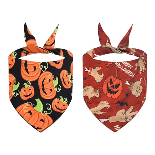 2 Pieces Hundekostüm, Halstuch Hund Geeignet für Kleine, Mittlere und Große Hunde, Festliche Tage Kostüm Hund Groß, Hunde Halstuch Hexen Kürbis Muster, Hunde Kostüm 2 Pieces Hundekostüm, Halstuch Hund Geeignet für Kleine, Mittlere und Große Hunde, Festliche Tage Kostüm Hund Groß, Hunde Halstuch Hexen Kürbis Muster, Hunde Kostüm von Aomhrek