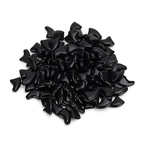100 Pcs Weiche Pet -Katzen -Nagelkappen Abdecken Sicheres Anti -Scratch -Hund -Pfoten -Klauenschutzbezüge, PVC -Nagelschützer mit 2 Farbenoptionen für Katzenpflege und von Aoresac