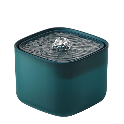 Aoresac 3L -Katzenwasserbrunnen mit Stiller Pumpe, Katzenbrunnen mit Großer Kapazität Zum Trinken, USB -angetriebene Intelligente Haustierwasserspender mit Ultra Ruhiger Pumpe für Katzen (Grün) von Aoresac