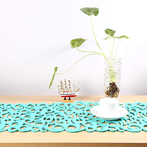 Aoresac Filztischmatte, Openwork Blumen -Design, Hitzebeständige Tischläufer -Placemats, Künstlerische und Elegante Dekoration für Zuhause, für Familien oder Freunde, Bequemer Lagerung und (Hellgrün) Aoresac Filztischmatte, Openwork Blumen -Design, Hitzebeständige Tischläufer -Placemats, Künstlerische und Elegante Dekoration für Zuhause, für Familien oder Freunde, Bequemer Lagerung und (Hellgrün) von Aoresac
