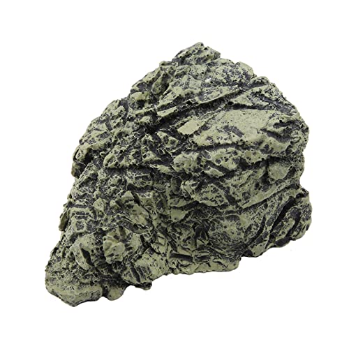 Aoresac Schildkröte-Höhle, Reptilienversteck Aquariumverzierung, Einfaches Aufstiegsharz-Versteck mit Breitem, Natürlich Aussehendem (DB-025b mittlere Schildkrötenhöhle) von Aoresac