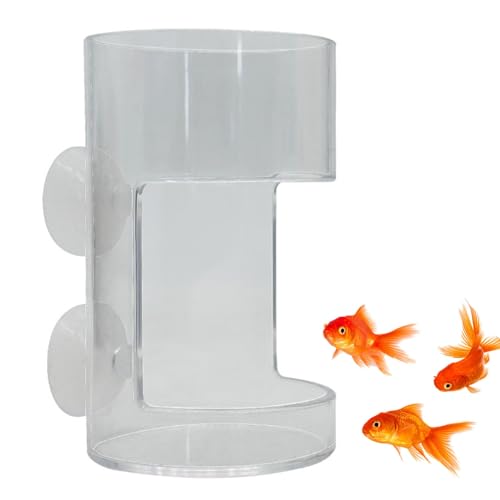 Fischfutterspender, Acryl-Fischfutterring, Fischfutterrohr for Aquarium, Aquarium-Futterspender for Garnelenbecken, Goldener Fisch, Betta-Fisch, Saugnapf, Fischfutterspender, schwimmendes Futtertablet Fischfutterspender, Acryl-Fischfutterring, Fischfutterrohr for Aquarium, Aquarium-Futterspender for Garnelenbecken, Goldener Fisch, Betta-Fisch, Saugnapf, Fischfutterspender, schwimmendes Futtertablet von Aosrioylt