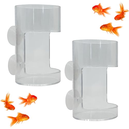 Fischfutterspender, Acryl-Fischfutterring, Fischfutterrohr for Aquarium, Aquarium-Futterspender for Garnelenbecken, Goldener Fisch, Betta-Fisch, Saugnapf, Fischfutterspender, schwimmendes Futtertablet Fischfutterspender, Acryl-Fischfutterring, Fischfutterrohr for Aquarium, Aquarium-Futterspender for Garnelenbecken, Goldener Fisch, Betta-Fisch, Saugnapf, Fischfutterspender, schwimmendes Futtertablet von Aosrioylt