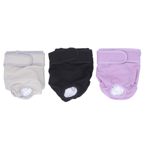 3pcs Hund physiologische Hosen atmungsaktivem Hundehundhundhosen Einstellbares waschbarer wiederverwendbarer Hund Windeln für große Hunde 3pcs Hund physiologische Hosen atmungsaktivem Hundehundhundhosen Einstellbares waschbarer wiederverwendbarer Hund Windeln für große Hunde von Aoveew