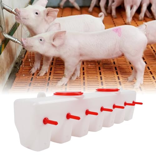 Aoveew 14 Teat Lamb Feeder Multipurpose Calf Goat and Sheep Milk Feeder with Mineral Bucket for Livestock Aoveew 14 Teat Lamb Feeder Multipurpose Calf Goat and Sheep Milk Feeder with Mineral Bucket for Livestock von Aoveew