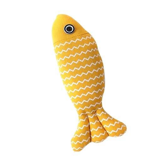 Aoveew Fluffy Catnip Fish -Form Interaktiver Wellenfisch -Haustierkissen für Katzen Aoveew Fluffy Catnip Fish -Form Interaktiver Wellenfisch -Haustierkissen für Katzen von Aoveew
