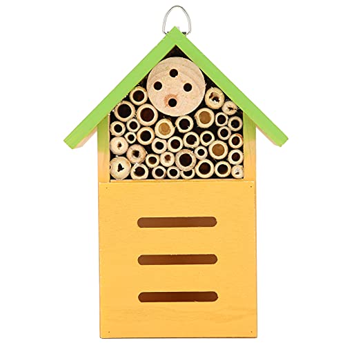 Aoveew Holzbienenhaus Insekten Hotel für Garten, Balkon und Hof ziehen mit diesem exquisiten dekorativen Insektenhaus vorteilhafte Insekten und Bienen an Aoveew Holzbienenhaus Insekten Hotel für Garten, Balkon und Hof ziehen mit diesem exquisiten dekorativen Insektenhaus vorteilhafte Insekten und Bienen an von Aoveew