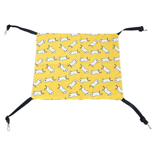 Katzenkäfig Hanging Swing Bett doppelseitige Einstellung Höhe Leinenstoff Katzen Hängematte Haustierkäfig Hängematte mit Trägern reversibler Hangbett Katzenkäfig Hanging Swing Bett doppelseitige Einstellung Höhe Leinenstoff Katzen Hängematte Haustierkäfig Hängematte mit Trägern reversibler Hangbett von Aoveew
