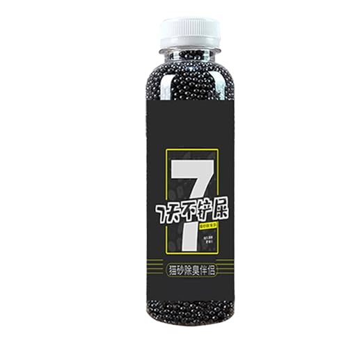 Aoveew Katzenstreu Deodorisierende Perlen Starke Adsorption aktivierter Kohlenstoff Gerüche für Home 250ml entfernen von Aoveew