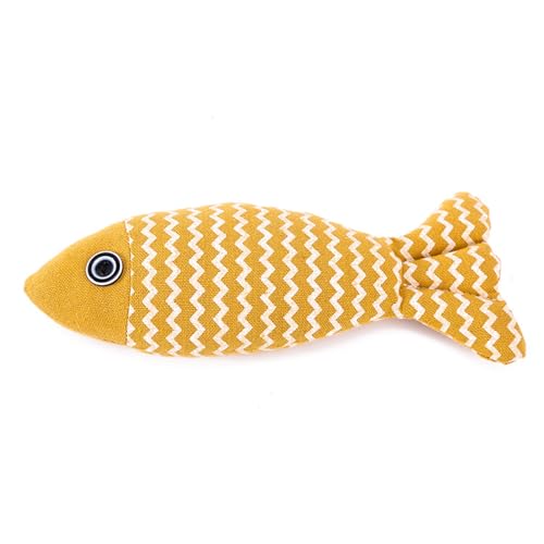 Aoveew -Sackleinenfisch -Katzenminze -Spielzeug unwiderstehlicher Bisskatzespielzeug für Stunden Spaß Aoveew -Sackleinenfisch -Katzenminze -Spielzeug unwiderstehlicher Bisskatzespielzeug für Stunden Spaß von Aoveew