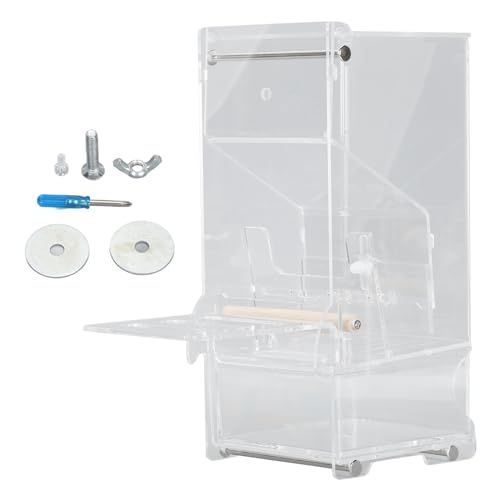 Automatische Papageien Futterhaus Verhindert Auslaufen Spritzer mit großer Kapazität Acryl transparent Vogelhaus Vogelhäuser Automatische Papageien Futterhaus Verhindert Auslaufen Spritzer mit großer Kapazität Acryl transparent Vogelhaus Vogelhäuser von Aoveew