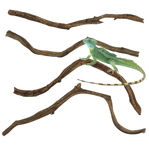Apatal Reptilienzweige, Kletterdekoration, natürliches Terrarium, Holzzweig, natürlicher Wald, Baumstöcke, Eidechse, Lebensraum, Käfigzubehör, Dekorationen für Bartagamen, Geckos, Chamäleon, Frosch, 4 Apatal Reptilienzweige, Kletterdekoration, natürliches Terrarium, Holzzweig, natürlicher Wald, Baumstöcke, Eidechse, Lebensraum, Käfigzubehör, Dekorationen für Bartagamen, Geckos, Chamäleon, Frosch, 4 von Apatal