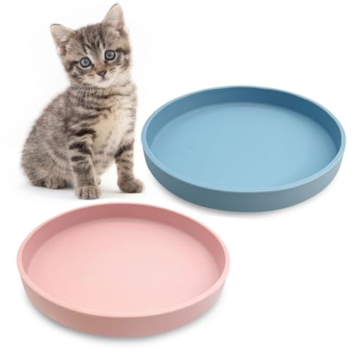 Apatal Silikon-Katzen-Futterschüssel, flach, 15 cm breit, Haustierteller, Set mit 2 kleinen, flachen Hundenapf, niedlicher Schnurrhaar, Müdigkeit, Kätzchen, Futternapf für Trocken- und Nassfutter Apatal Silikon-Katzen-Futterschüssel, flach, 15 cm breit, Haustierteller, Set mit 2 kleinen, flachen Hundenapf, niedlicher Schnurrhaar, Müdigkeit, Kätzchen, Futternapf für Trocken- und Nassfutter von Apatal
