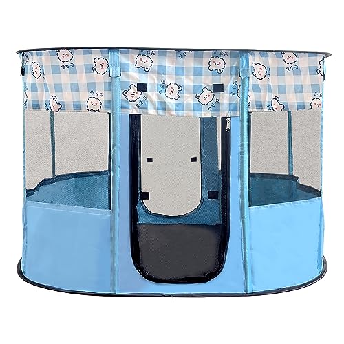 Apatal Tragbares Laufstall für Haustiere, faltbar, zusammenklappbar, für Katzen, Hundehütte, Zelte, Isolationsraum, Hundekäfige, Haus, ideal für drinnen und draußen, Reisen, Haustiere, Welpen, Apatal Tragbares Laufstall für Haustiere, faltbar, zusammenklappbar, für Katzen, Hundehütte, Zelte, Isolationsraum, Hundekäfige, Haus, ideal für drinnen und draußen, Reisen, Haustiere, Welpen, von Apatal