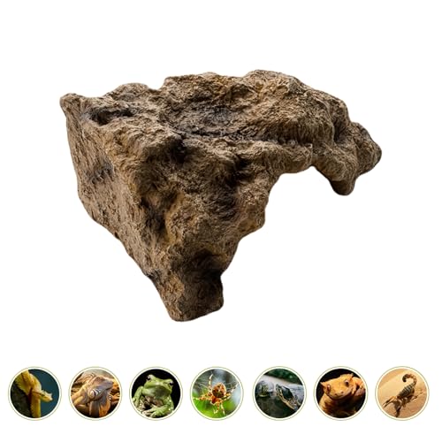 Aquarium Deko,Aquarium-Höhle,Landschaftsdekoration, Betta-Buntbarsch,Versteckt Höhle,Felsen,Ornament für Aquarien von Apgdzpa