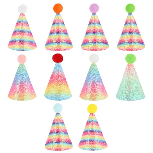 Mini-Haustier-Partyhüte, niedlicher Katzen-Geburtstagshut, mehrfarbig, glitzernd, verstellbar, Stofftiere, Geburtstagsparty, Urlaub, Hut mit Pailletten, für Kätzchen, Kaninchen, Hunde, kleine Tiere Mini-Haustier-Partyhüte, niedlicher Katzen-Geburtstagshut, mehrfarbig, glitzernd, verstellbar, Stofftiere, Geburtstagsparty, Urlaub, Hut mit Pailletten, für Kätzchen, Kaninchen, Hunde, kleine Tiere von Aphumedc